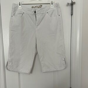 Women's White Shorts